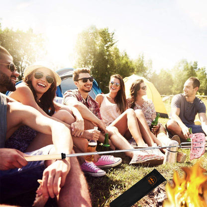 Marshmallow/Hot Dog Roasting Sticks with Storage Bag 8 Pack