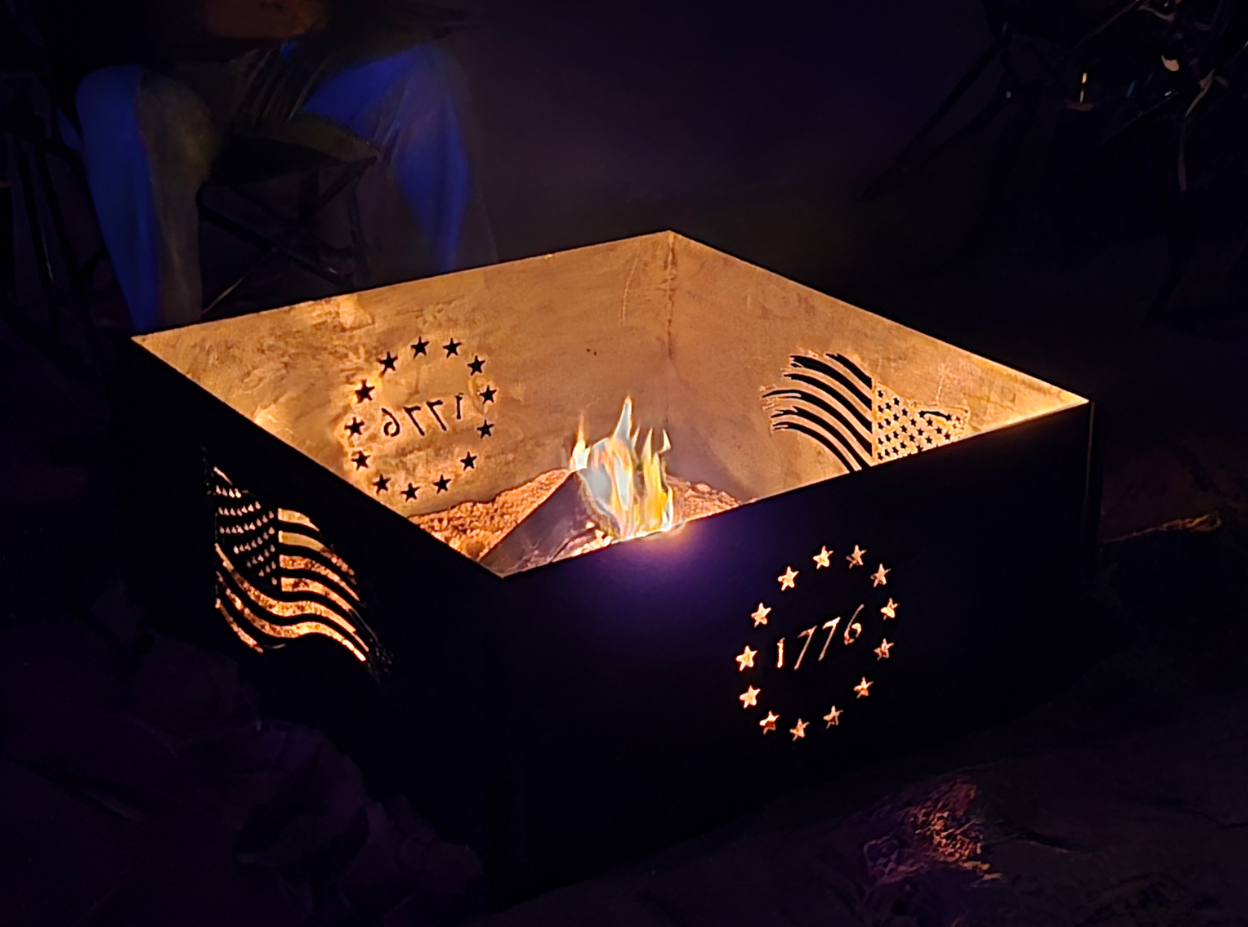 Collapsible 24" fire pit