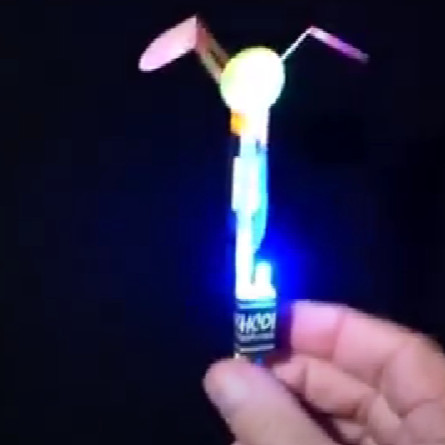 whistle copter LED light