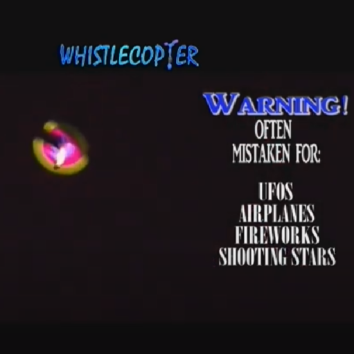 Whistle Copter color lights flying 