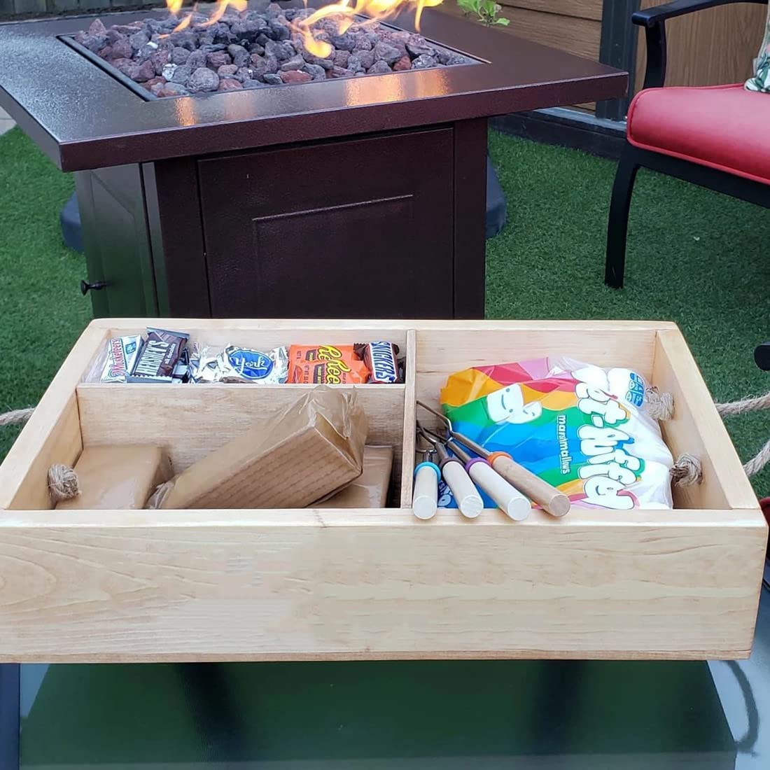 Marshmallow/Hot Dog Roasting Sticks with Storage Bag 8 Pack